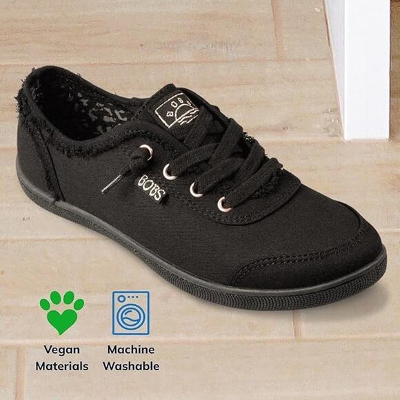 Skechers Women's Bobs B Cute Sneaker - Memory Foam, Flexible Outsole Sz 7 - Picture 6 of 7